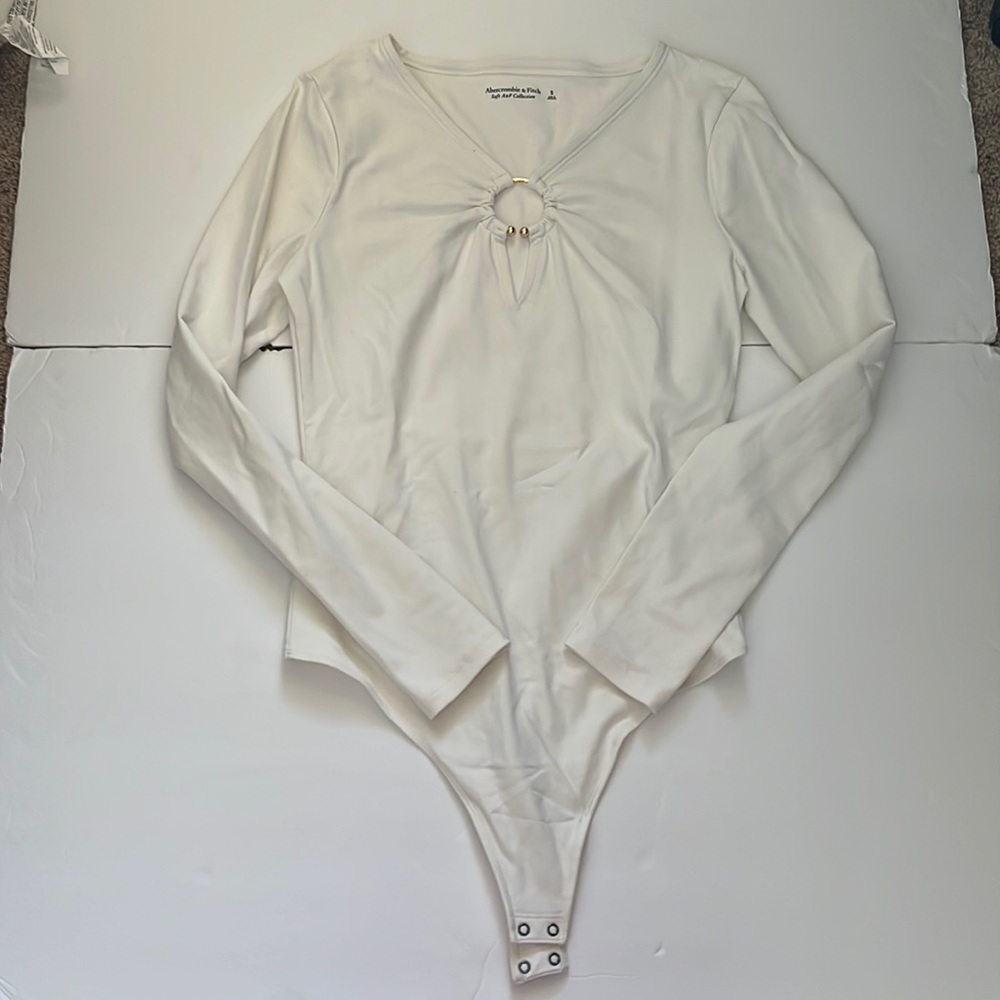 Abercrombie White Bodysuit